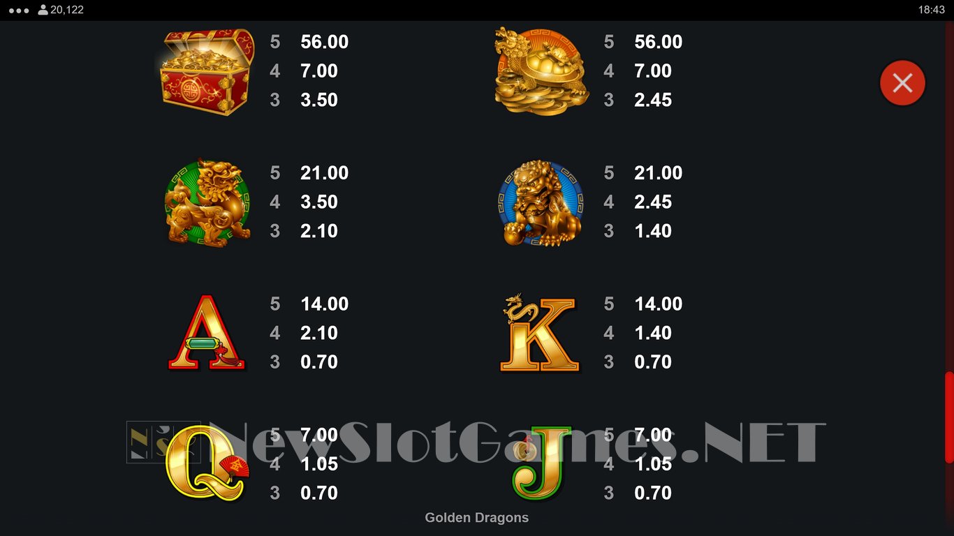 Golden Dragons Slot Slot Image in Demo - pic. 11