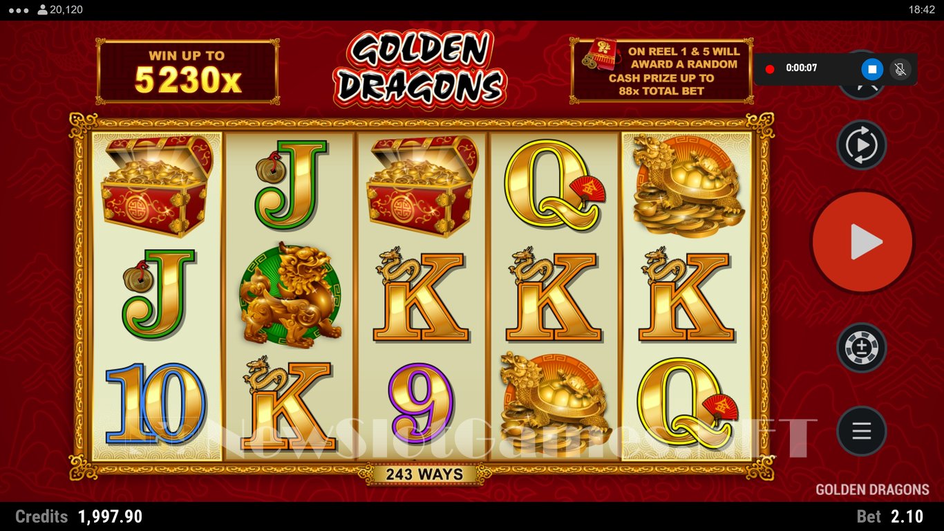 Golden Dragons Slot Slot Image in Demo - pic. 2