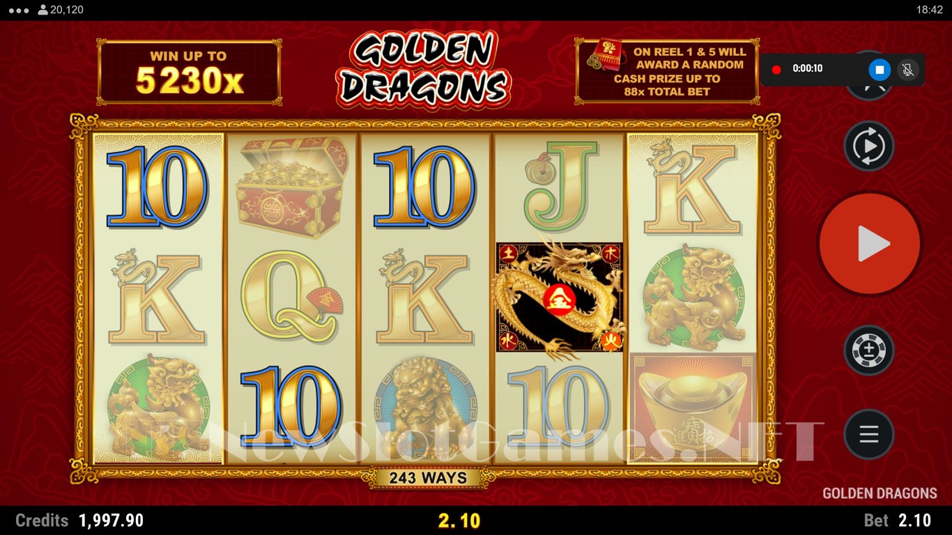 Golden Dragons Slot Slot Image in Demo - pic. 3