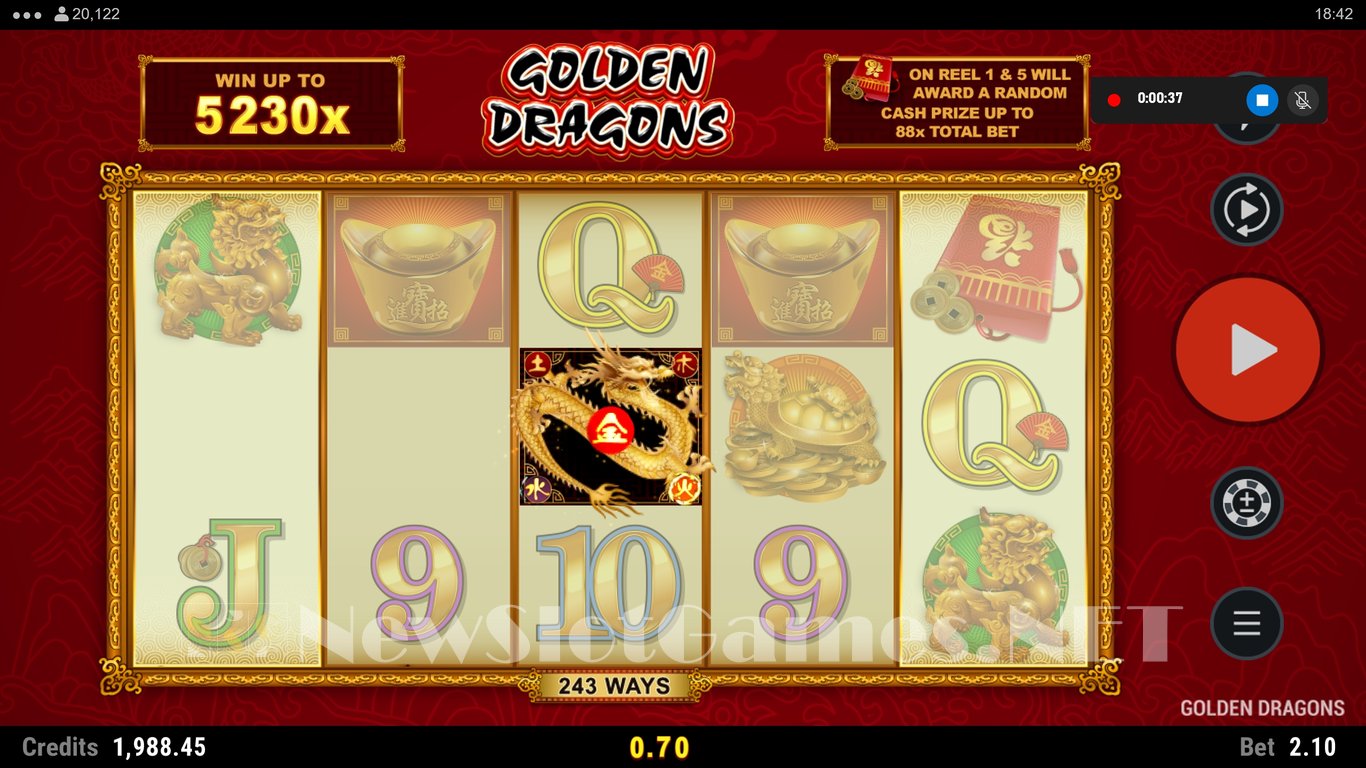 Golden Dragons Slot Slot Image in Demo - pic. 7