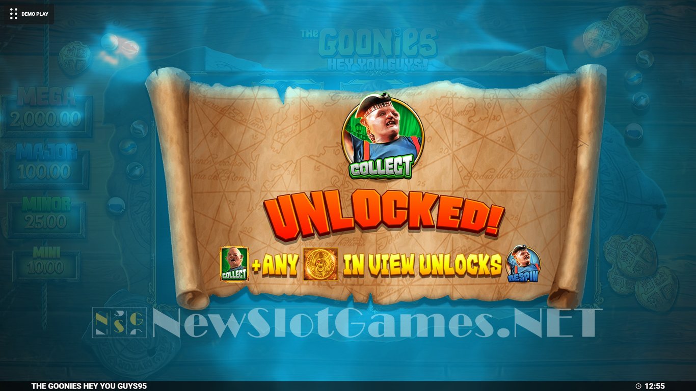 The Goonies Hey You Guys Slot Slot Image in Demo - pic. 2