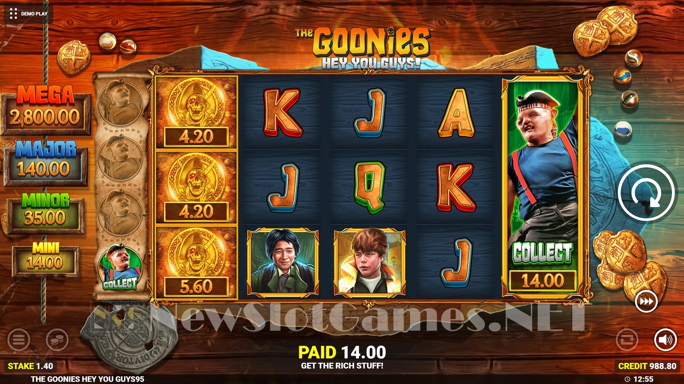 The Goonies Hey You Guys Slot Slot Image in Demo - pic. 6