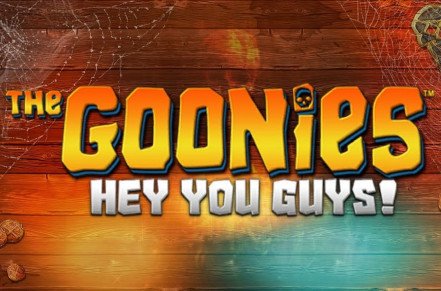 The Goonies Hey You Guys Slot Logo