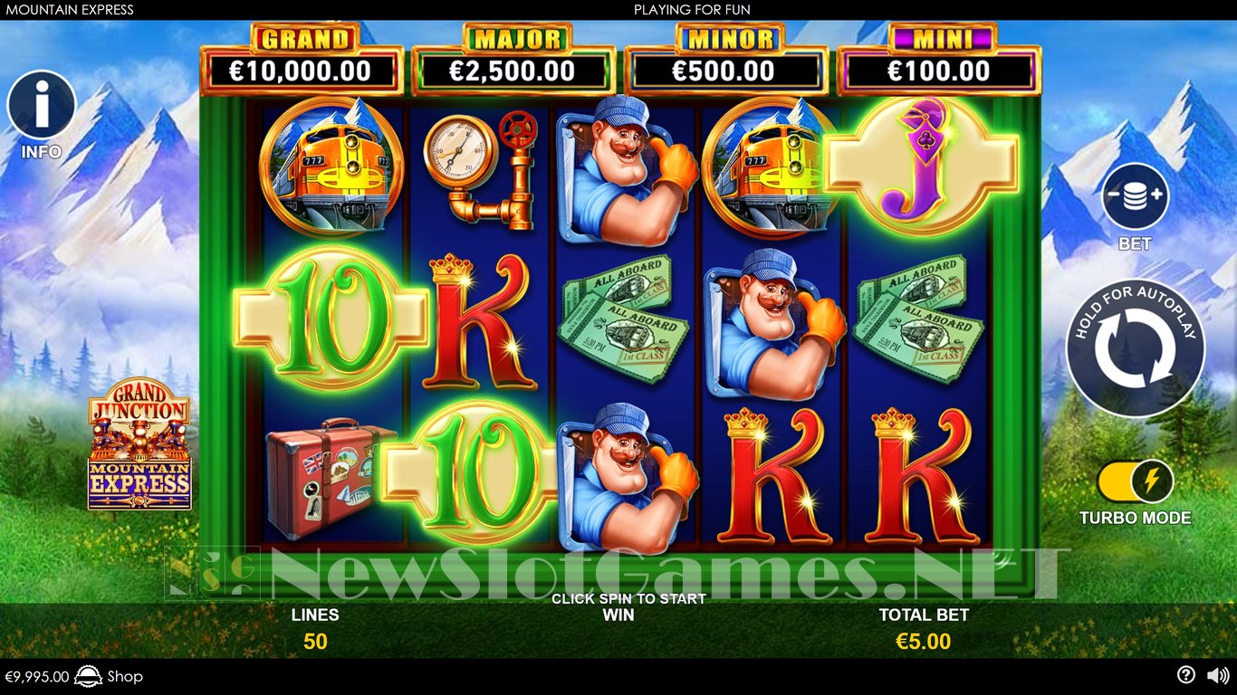 Grand Junction Mountain Express Slot Demo Image