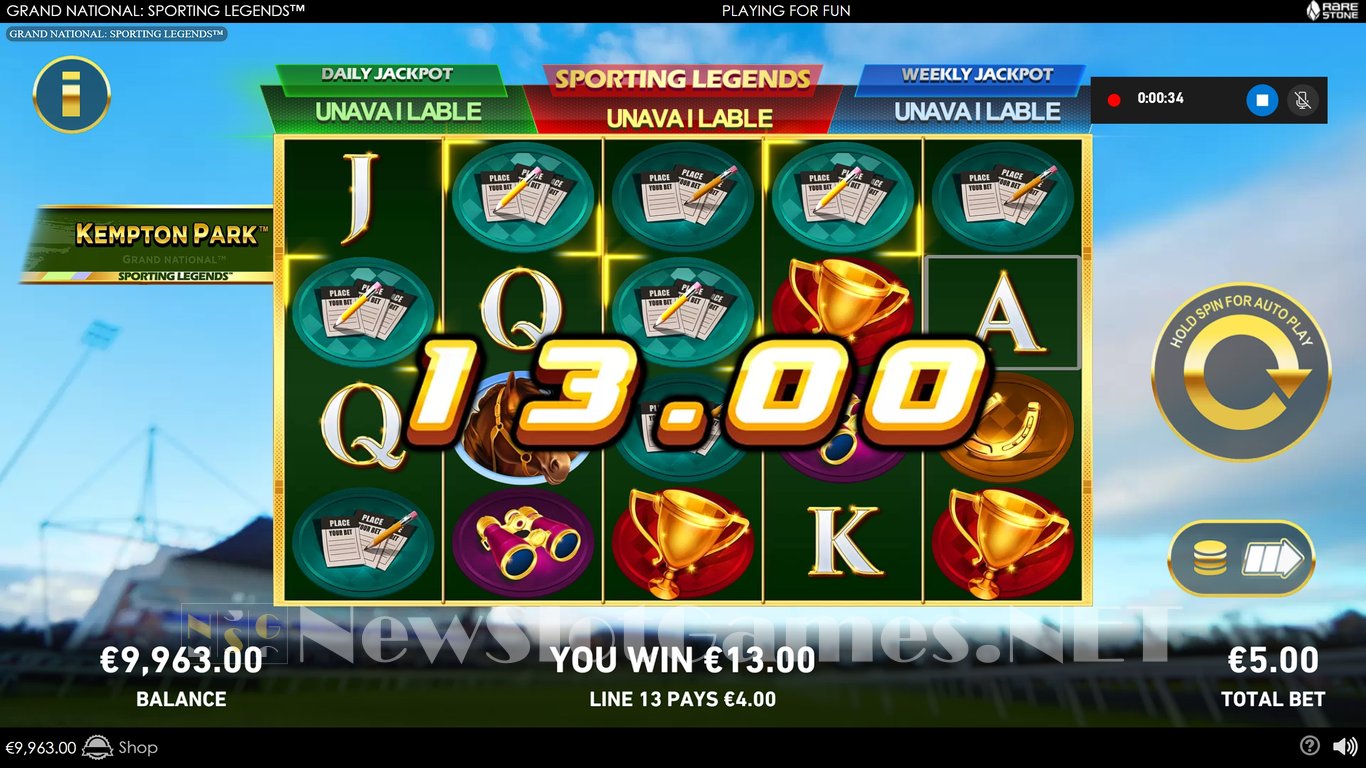 Grand National Sporting Legends Slot Slot Image in Demo - pic. 5