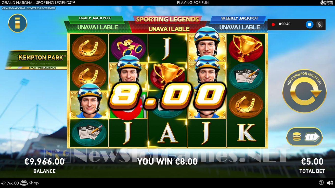 Grand National Sporting Legends Slot Slot Image in Demo - pic. 7
