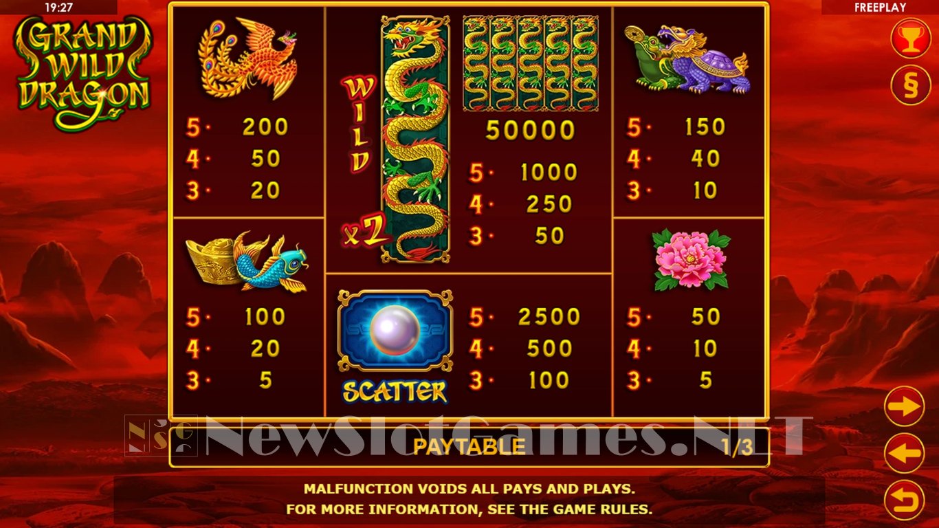 Grand Wild Dragon Slot Slot Image in Demo - pic. 5