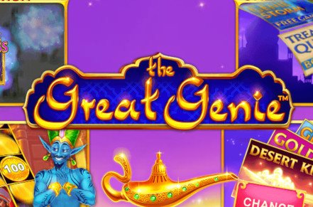 The Great Genie Slot Logo