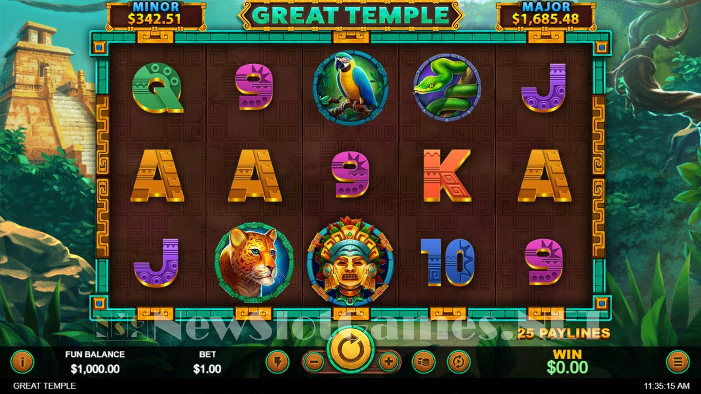 Great Temple Slot Demo Image