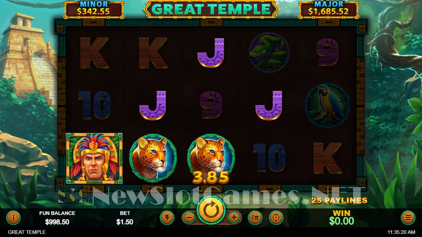 Great Temple Slot Slot Image in Demo - pic. 2