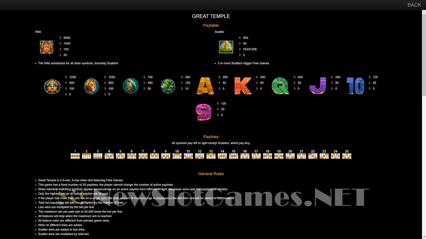Great Temple Slot Slot Image in Demo - pic. 7