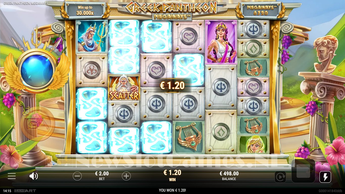 Greek Pantheon Megaways Slot Slot Image in Demo - pic. 2