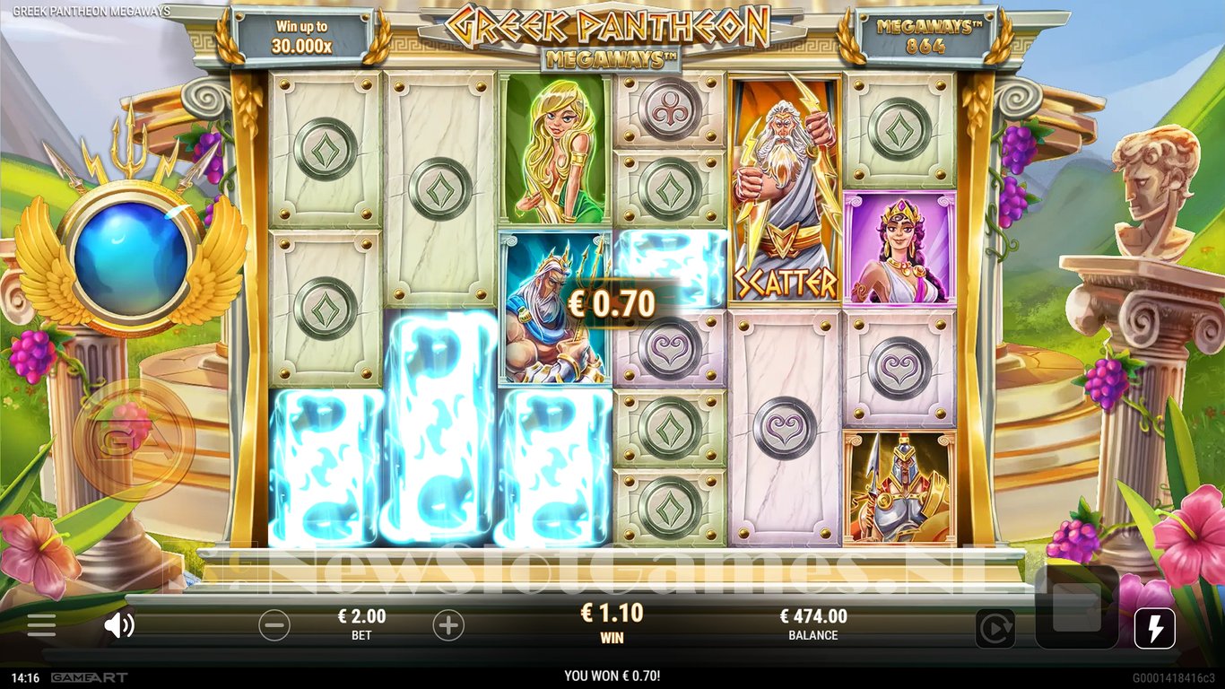 Greek Pantheon Megaways Slot Slot Image in Demo - pic. 5