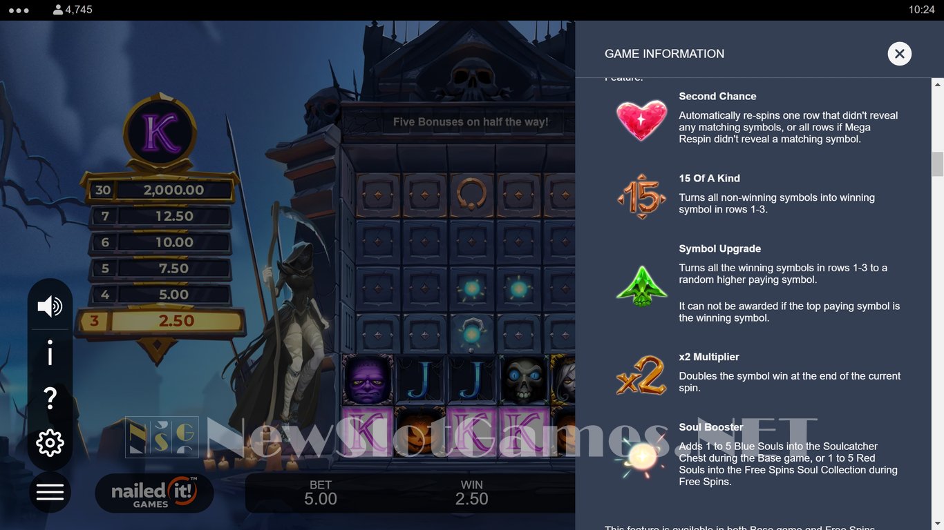 Grim Reaper Supermatch Slot Slot Image in Demo - pic. 9