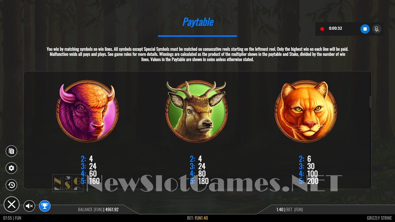 Grizzly Strike Slot Slot Image in Demo - pic. 7