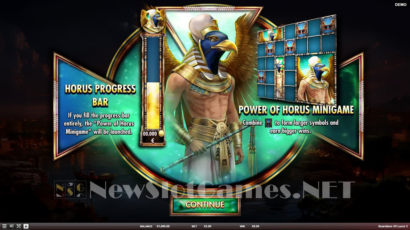Guardians of Luxor 2 Slot Demo Image