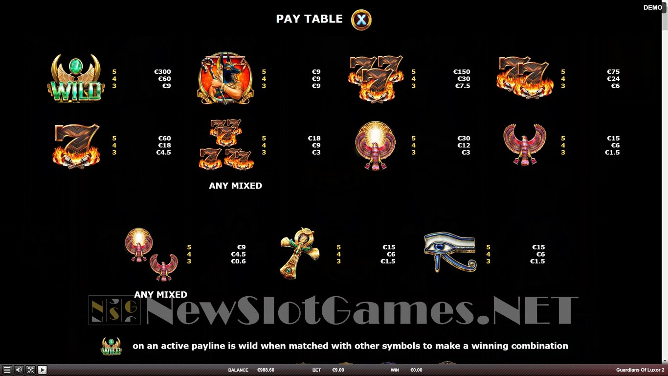 Guardians of Luxor 2 Slot Slot Image in Demo - pic. 6