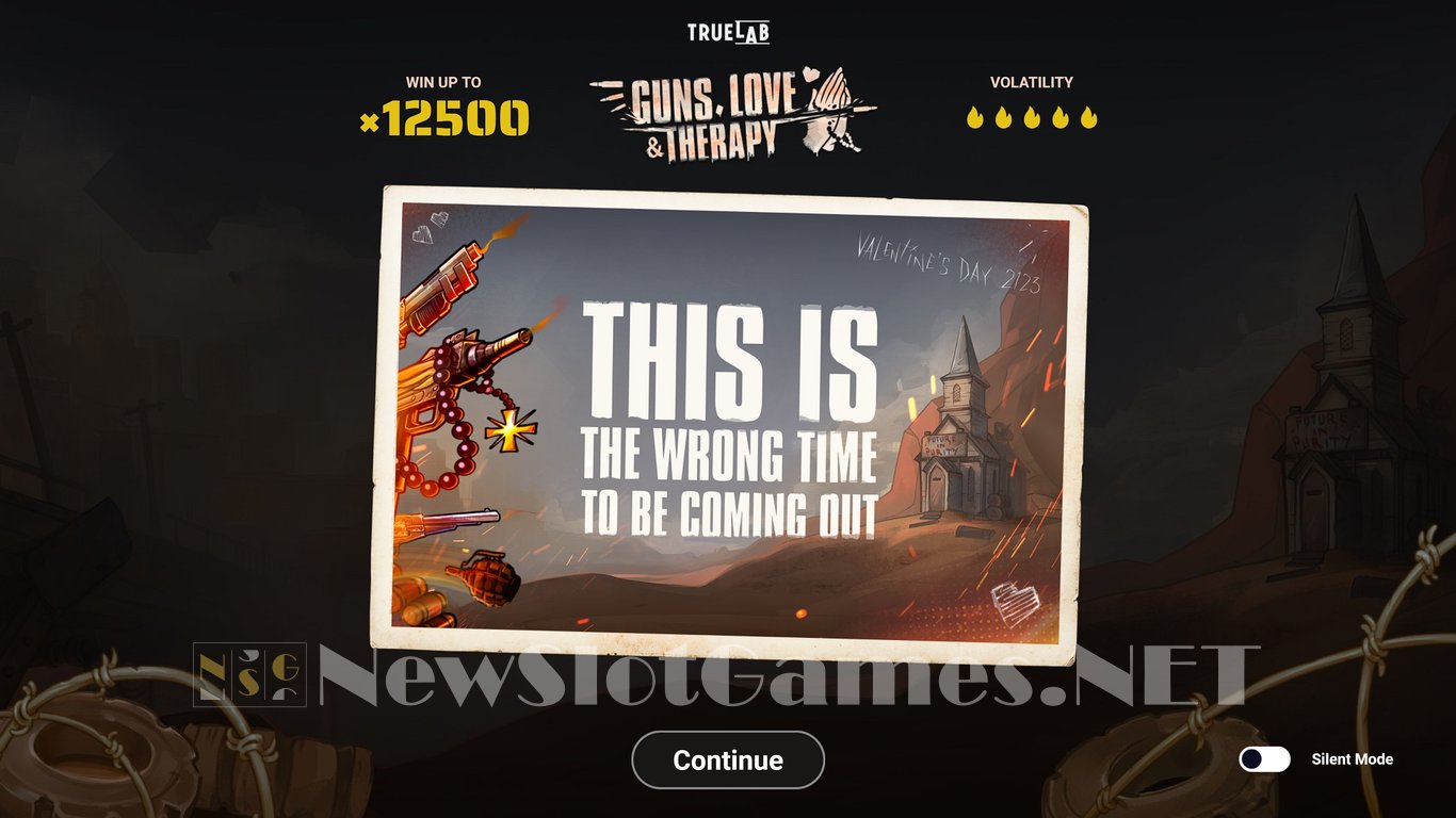 Guns, Love & Therapy Slot Demo Image