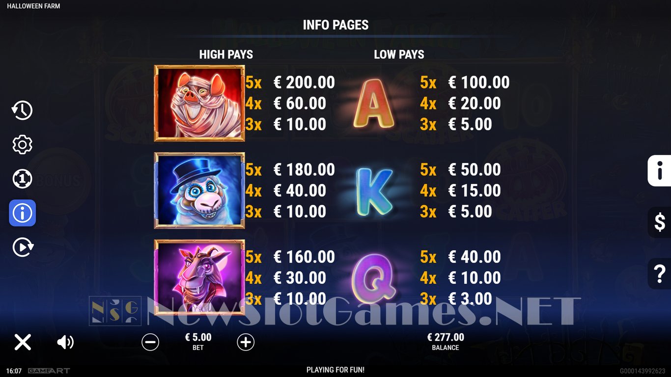 Halloween Farm Slot Slot Image in Demo - pic. 13