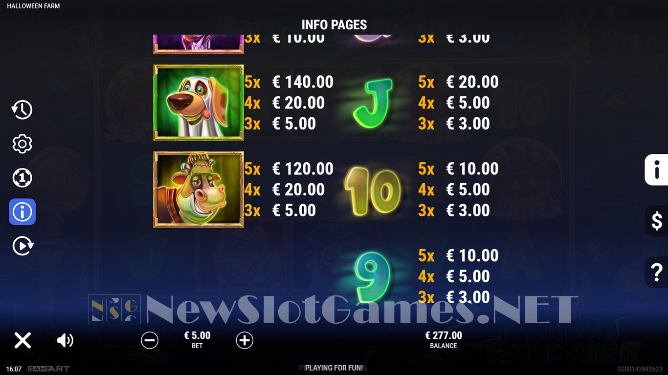 Halloween Farm Slot Slot Image in Demo - pic. 14