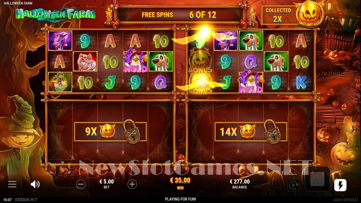 Halloween Farm Slot Slot Image in Demo - pic. 9