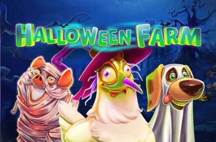 Halloween Farm Slot Logo