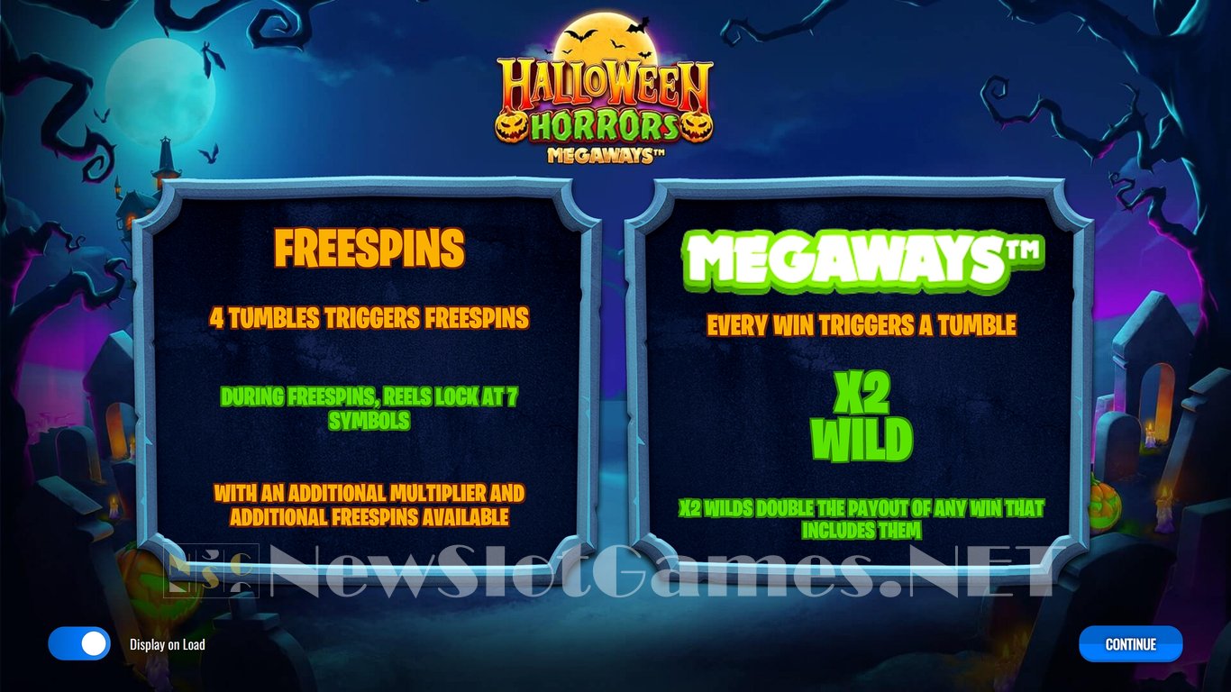 Halloween Horrors Megaways Slot Demo Image