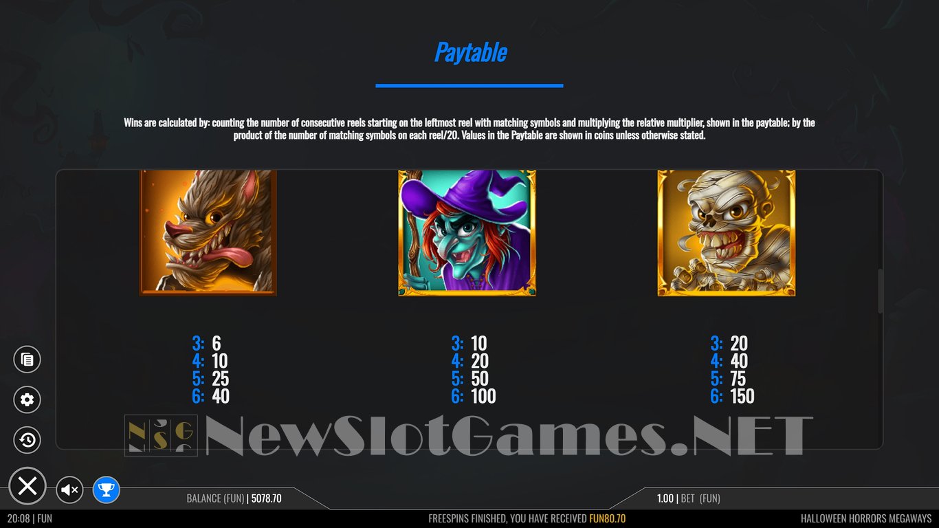 Halloween Horrors Megaways Slot Slot Image in Demo - pic. 12