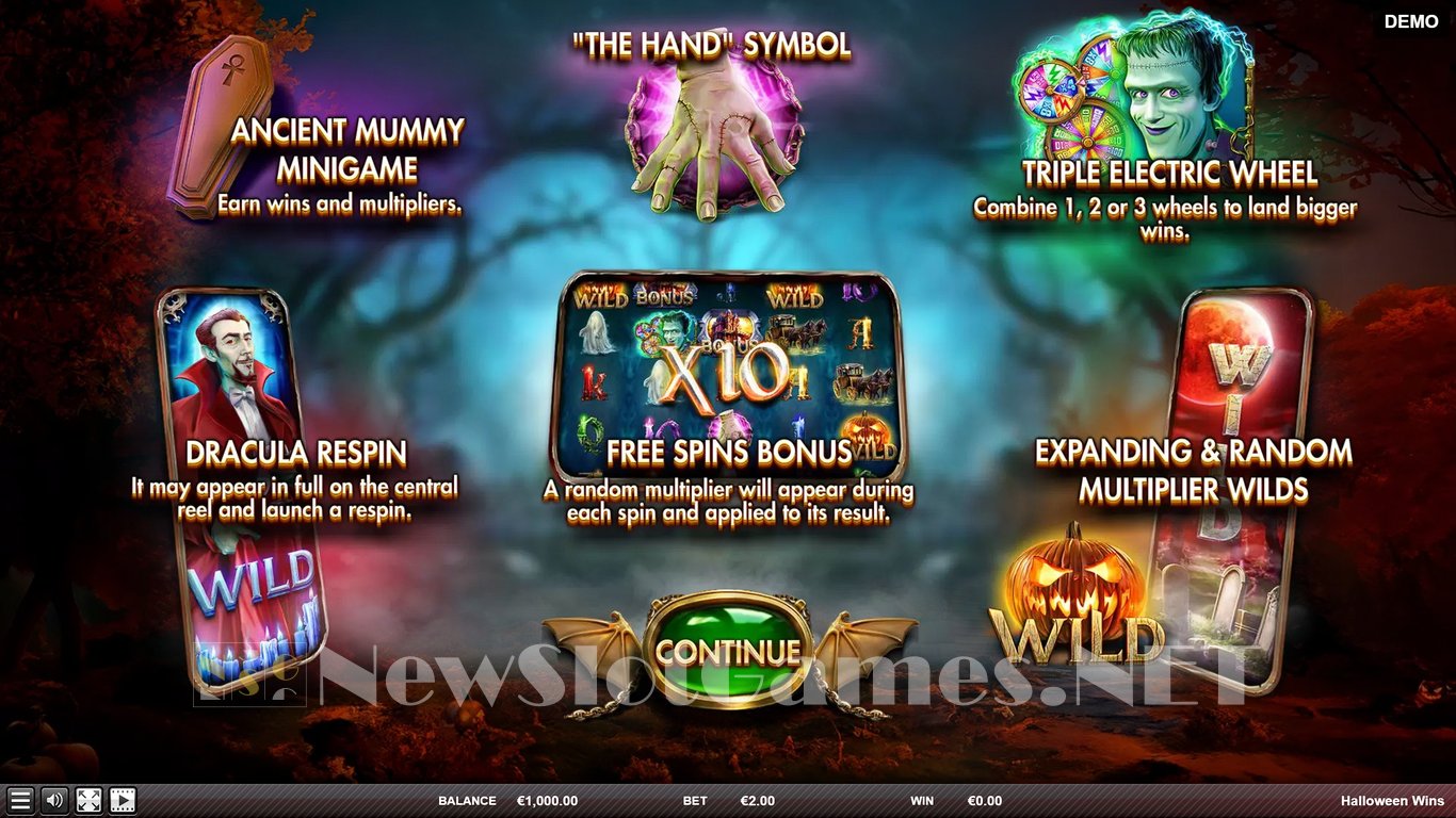 Halloween Wins Slot Demo Image