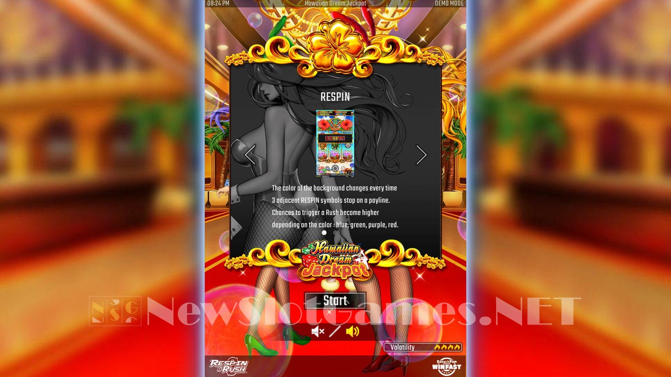 Hawaiian Dream Jackpot Slot Demo Image