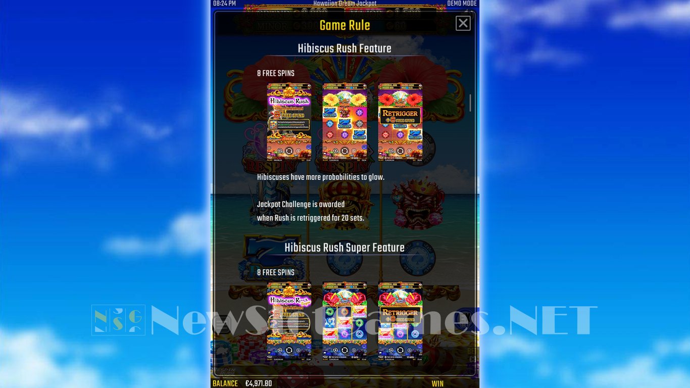 Hawaiian Dream Jackpot Slot Slot Image in Demo - pic. 6