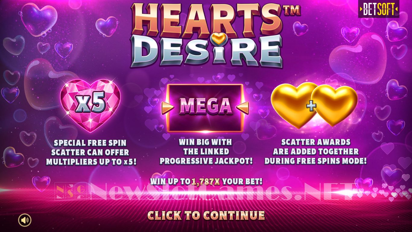 Hearts Desire Slot Demo Image
