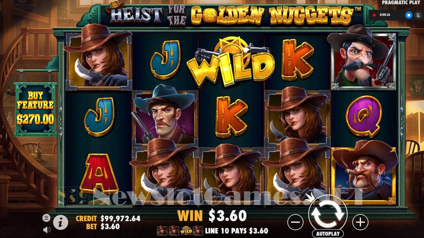 Heist for the Golden Nuggets Slot Slot Image in Demo - pic. 4