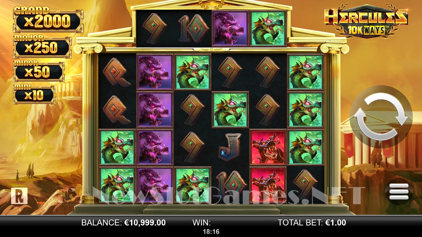 Hercules 10K Ways Slot Slot Image in Demo - pic. 2