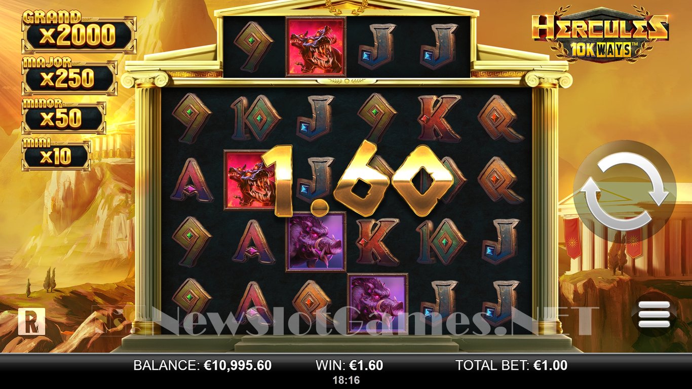 Hercules 10K Ways Slot Slot Image in Demo - pic. 6
