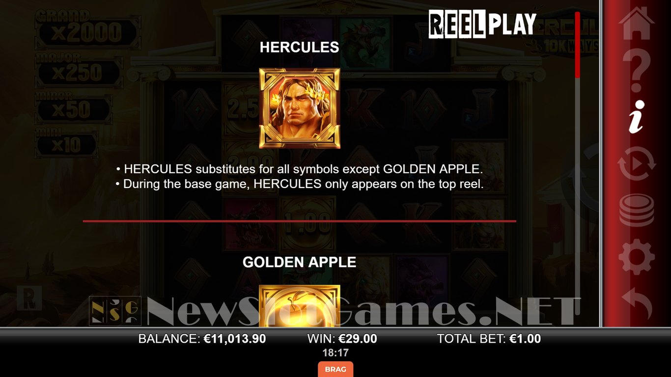 Hercules 10K Ways Slot Slot Image in Demo - pic. 9