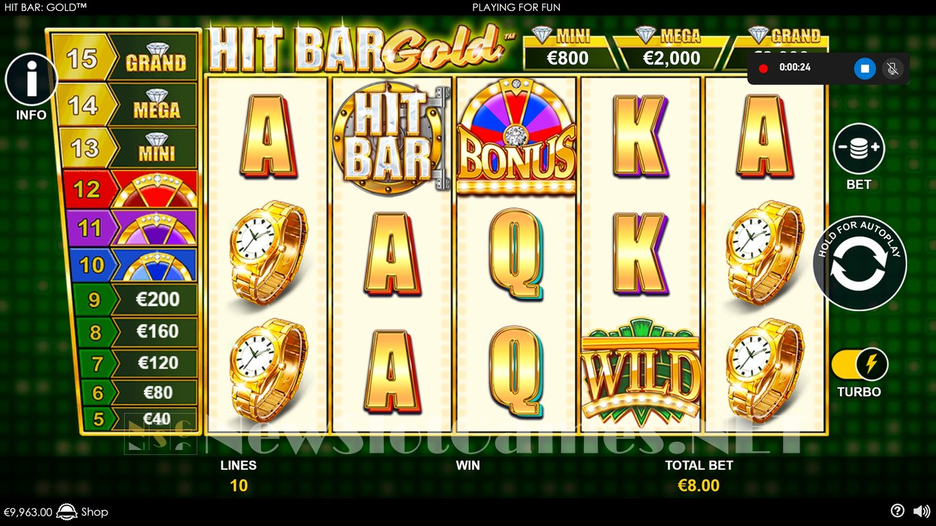 Hit Bar Gold Slot Slot Image in Demo - pic. 6