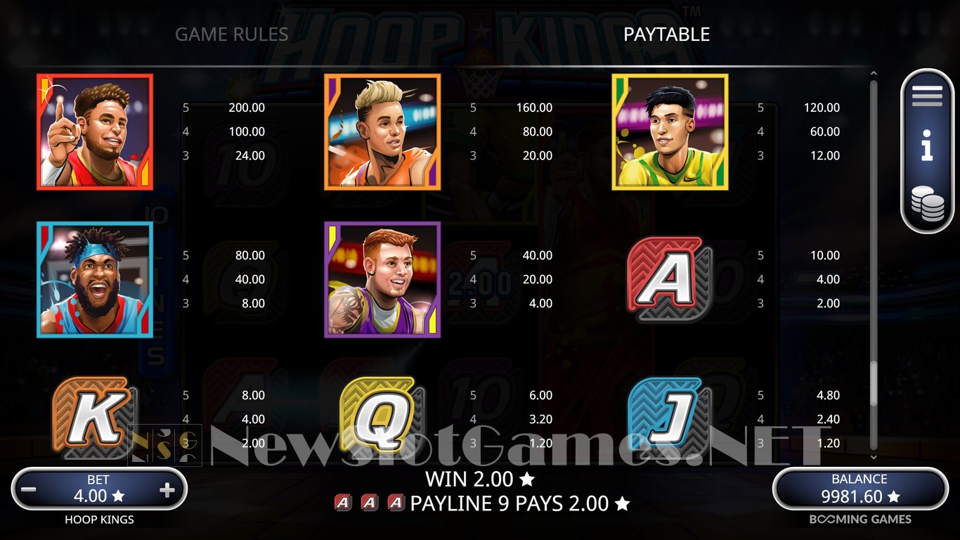 Hoop Kings Slot Slot Image in Demo - pic. 8