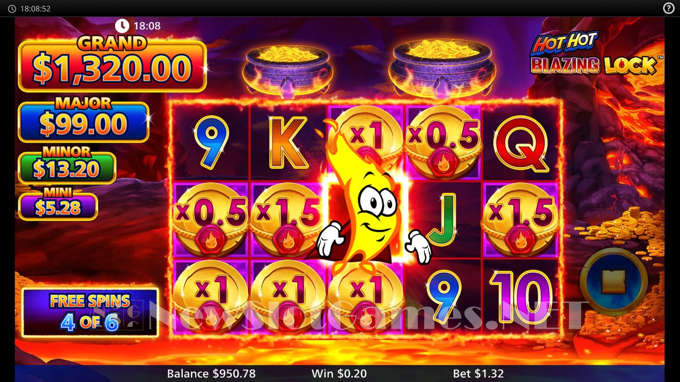 Hot Hot Blazing Lock Slot Slot Image in Demo - pic. 11