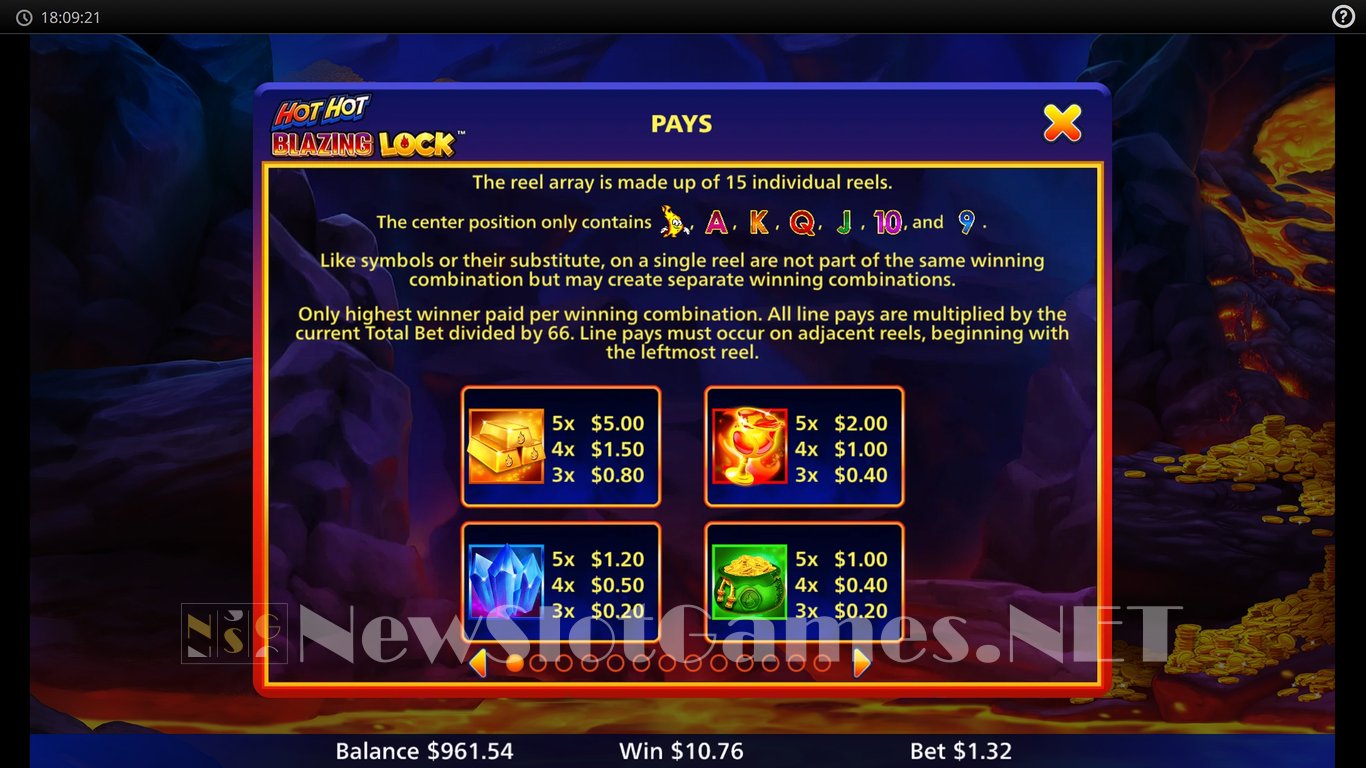 Hot Hot Blazing Lock Slot Slot Image in Demo - pic. 13