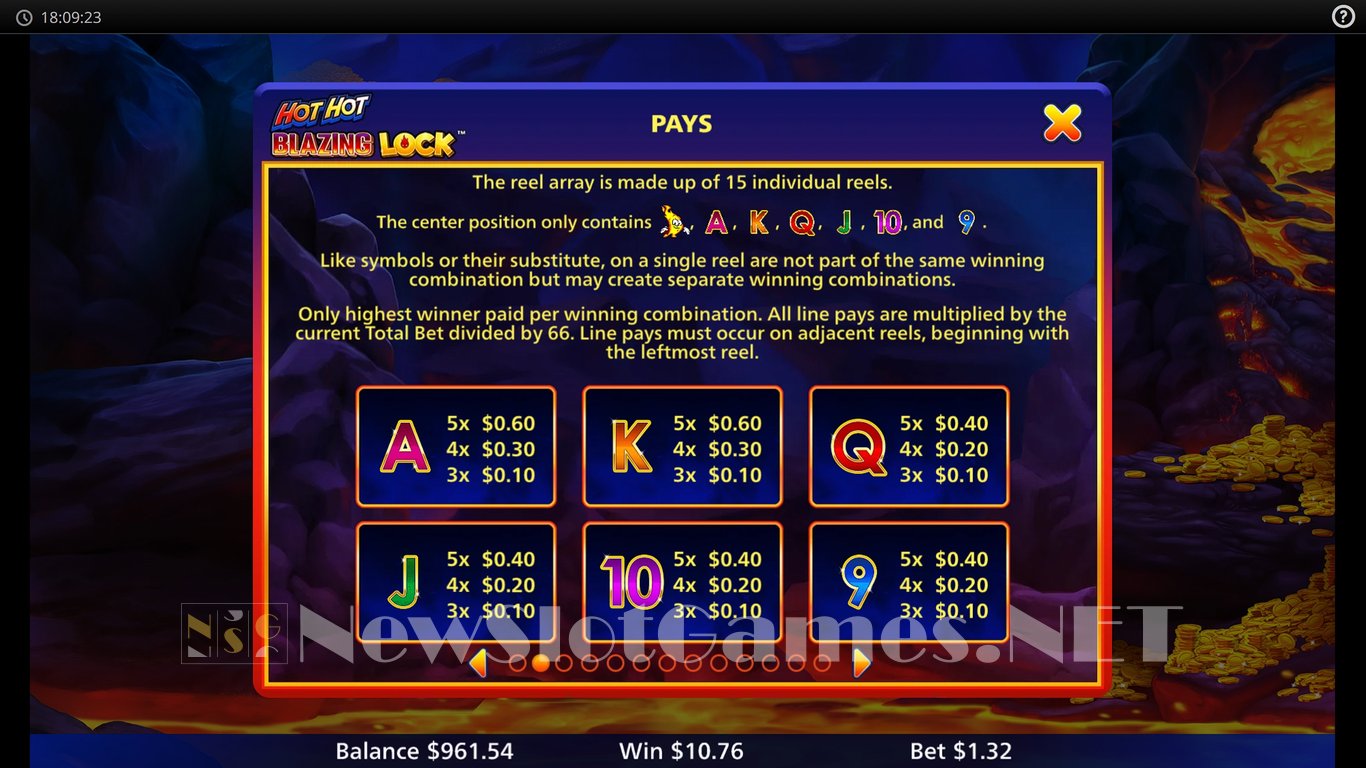 Hot Hot Blazing Lock Slot Slot Image in Demo - pic. 14