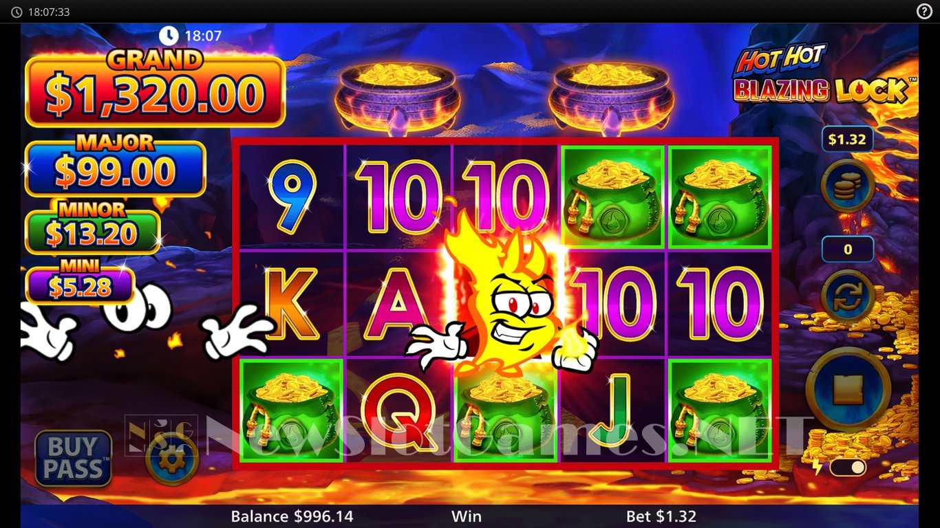 Hot Hot Blazing Lock Slot Slot Image in Demo - pic. 3