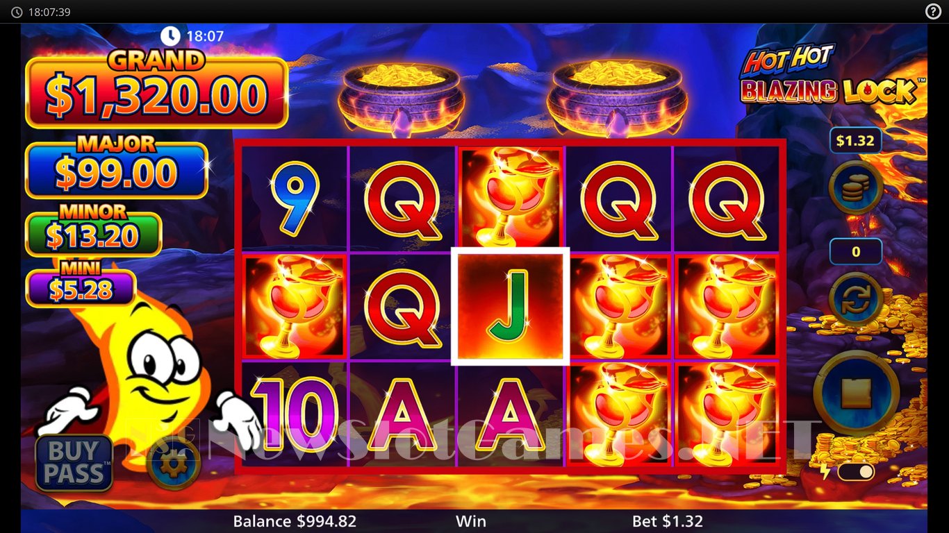 Hot Hot Blazing Lock Slot Slot Image in Demo - pic. 4