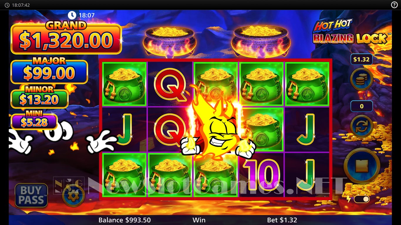 Hot Hot Blazing Lock Slot Slot Image in Demo - pic. 5