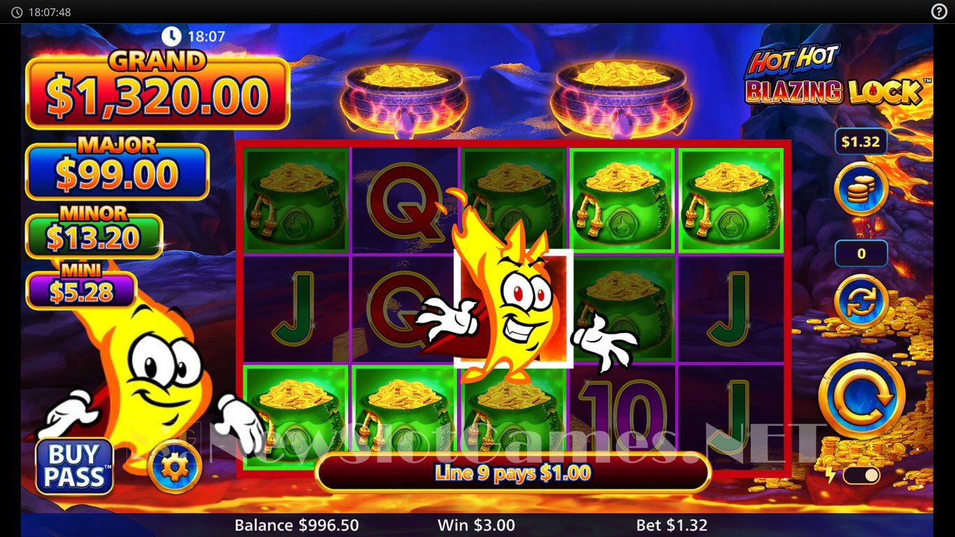 Hot Hot Blazing Lock Slot Slot Image in Demo - pic. 6