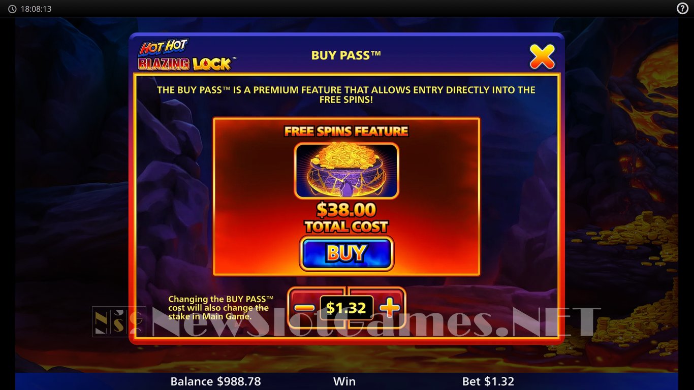 Hot Hot Blazing Lock Slot Slot Image in Demo - pic. 8