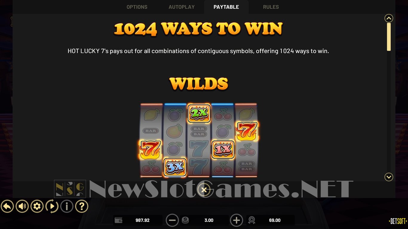 Hot Lucky 7s Slot Slot Image in Demo - pic. 15