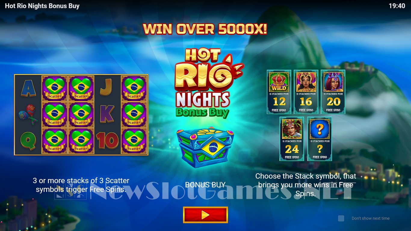 Hot Rio Nights Slot Demo Image