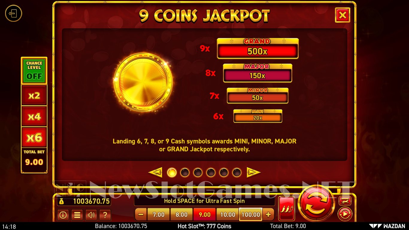 Hot Slot™ 777 Coins Slot Slot Image in Demo - pic. 15