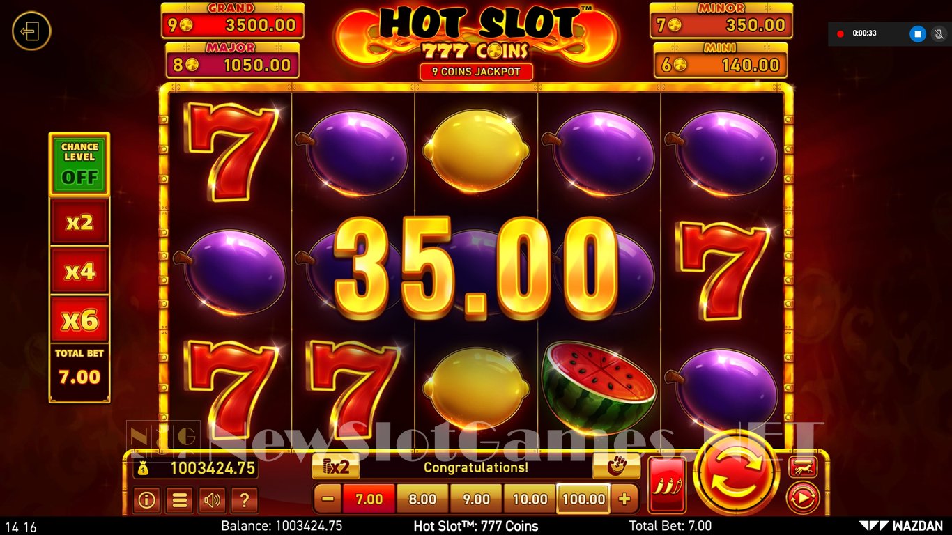 Hot Slot™ 777 Coins Slot Slot Image in Demo - pic. 6